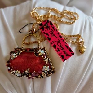 Betsey Johnson Necklace and Pendant
